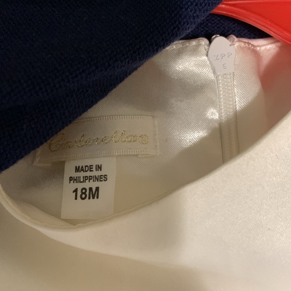 Cinderella striped dress with navy cardigan 18 months - Picture 6 of 9